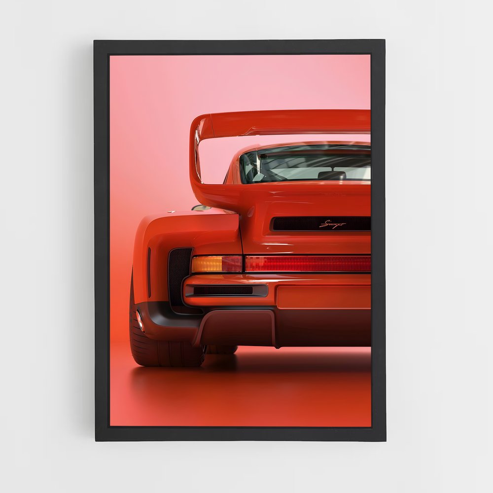 Poster Vitesse Électronique – affiche Voitures Singer (vue 2)